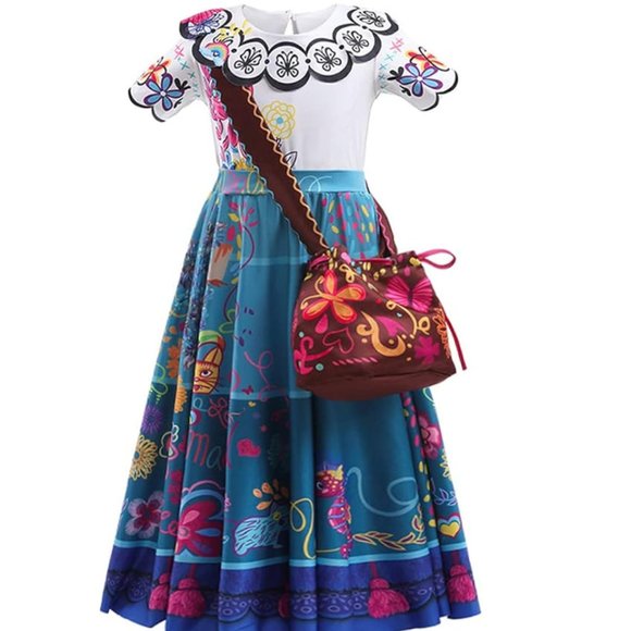 Other - COPY - NWT Mirabel Costume with bag for Girls Princess Halloween Size 4/5